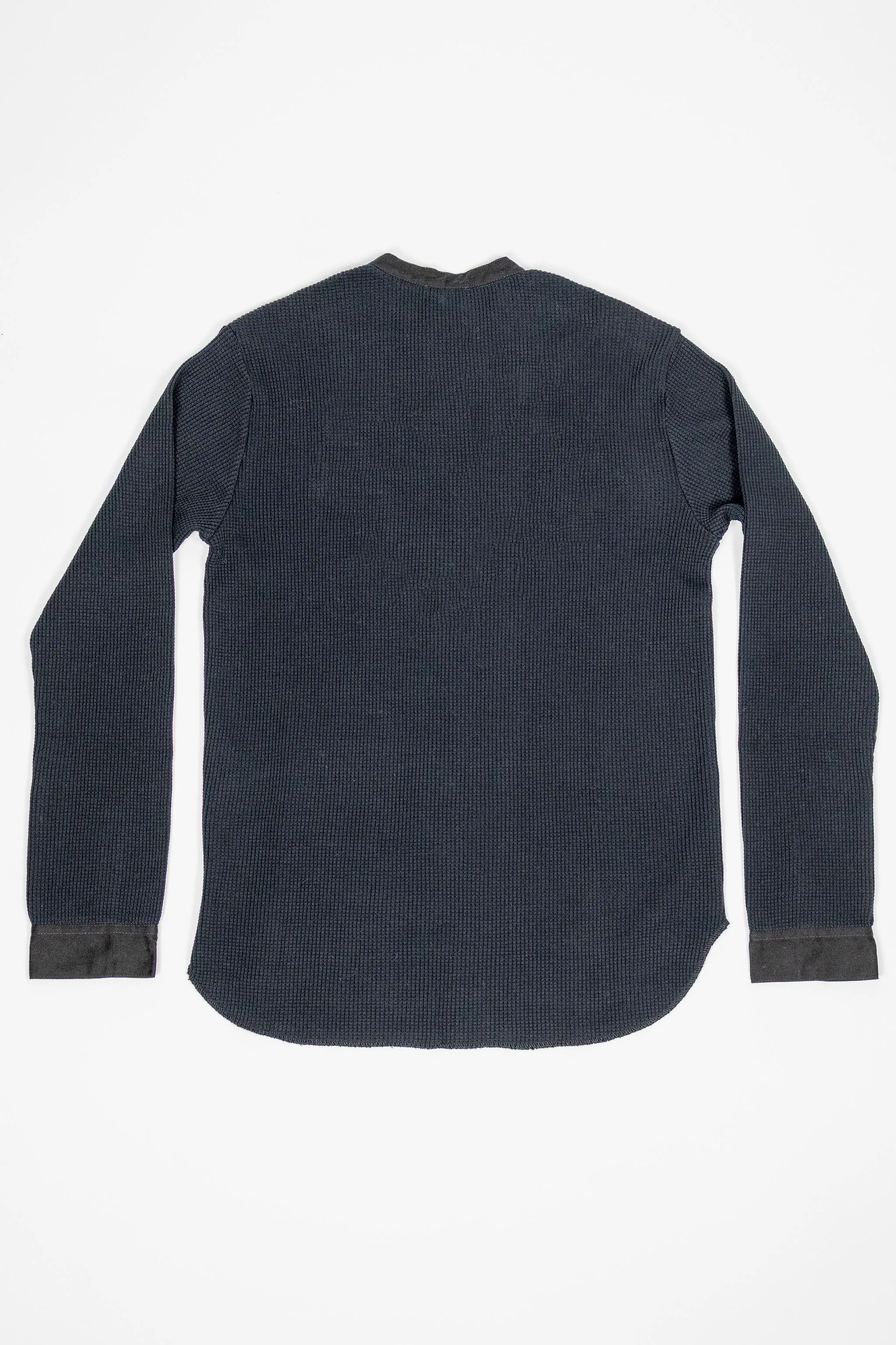 Hansen Garments Hermann Long Sleeve Henley - Black sold by Franklin and Poe product image thumbnail 5