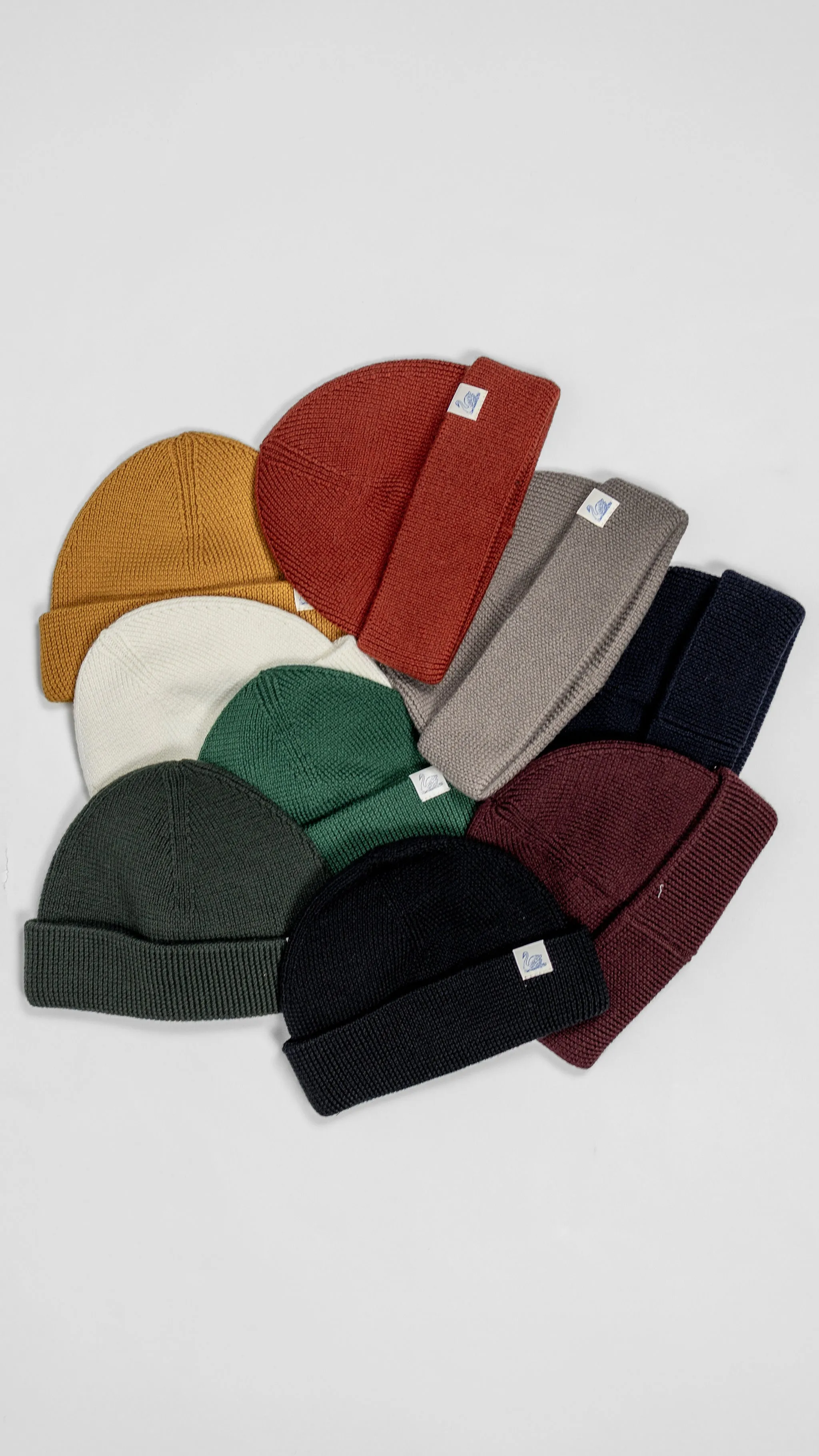 Merz b Schwanen MWBN05 Merino Wool Ribbed Watch Cap - Deep Black sold by Franklin and Poe product image thumbnail 2