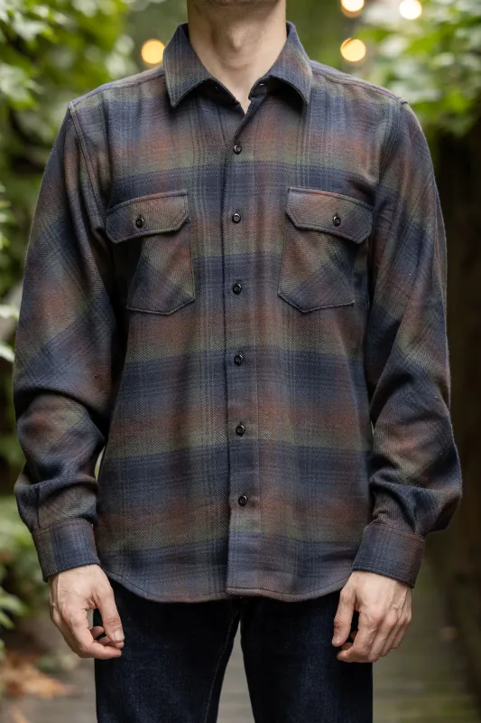 Indigofera Bryson - Flannel Check Dark Green/Wine/Black/Navy sold by Franklin and Poe