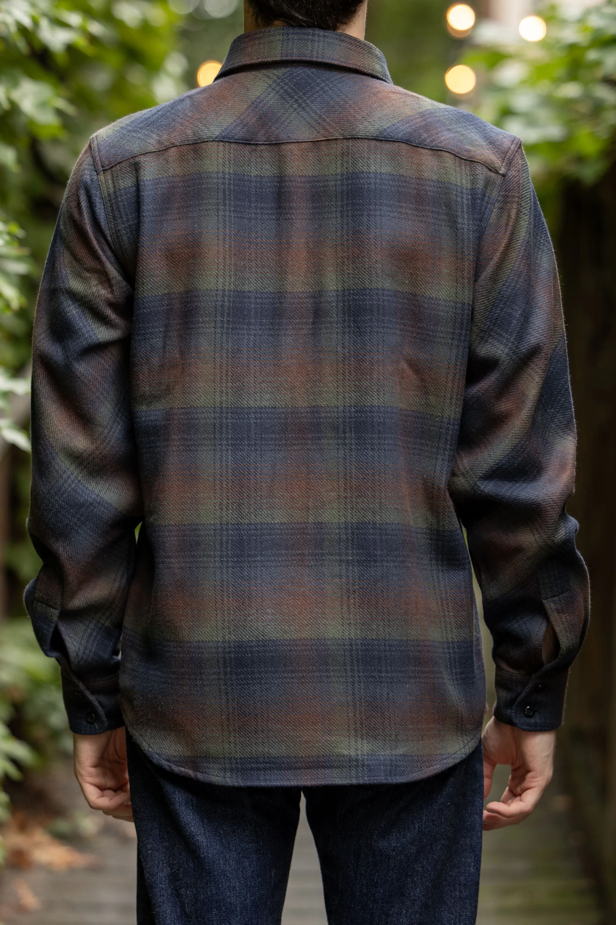 Indigofera Bryson - Flannel Check Dark Green/Wine/Black/Navy sold by Franklin and Poe product image thumbnail 3