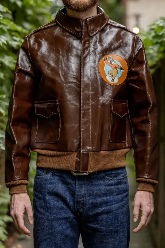 Buzz Rickson's BR80668 A-2 Rough Wear Clothing Co. 451st Bomb. SQ. "Mister Period Twice". sold by Franklin and Poe