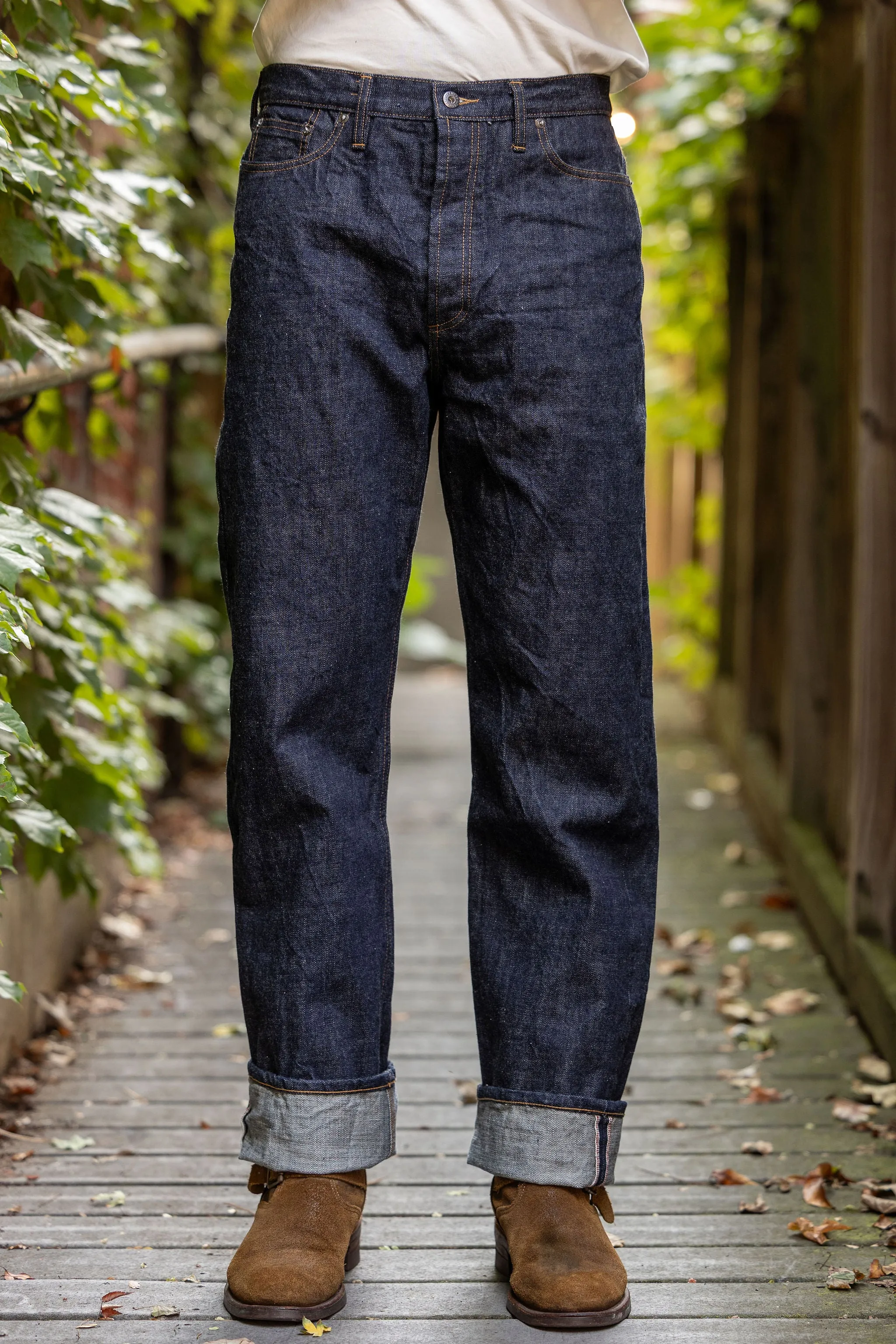 3sixteen RS-100xk Relaxed Straight - Rinsed Indigo Kibata sold by Franklin and Poe