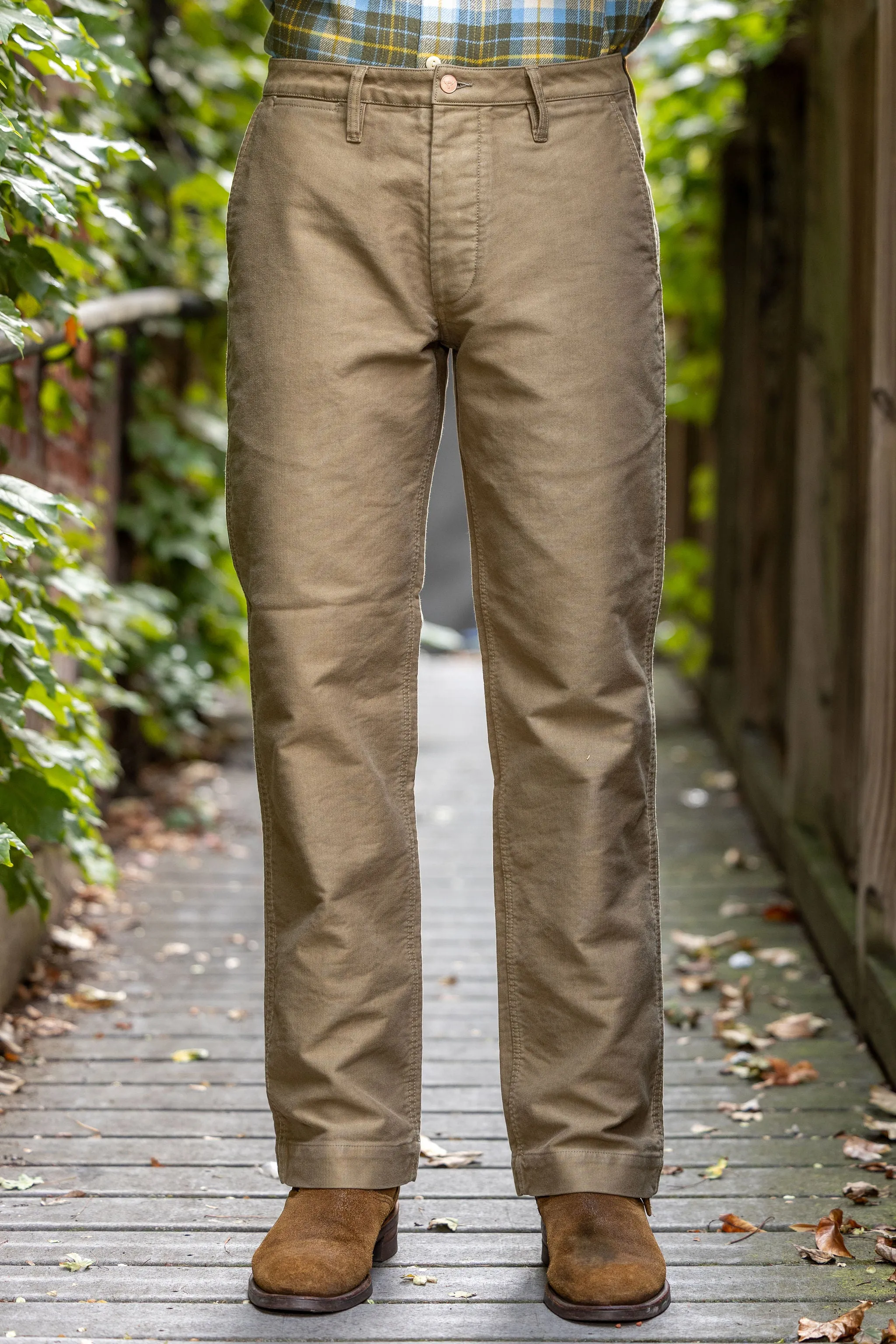 Wythe Deck Pant - Faded Olive sold by Franklin and Poe