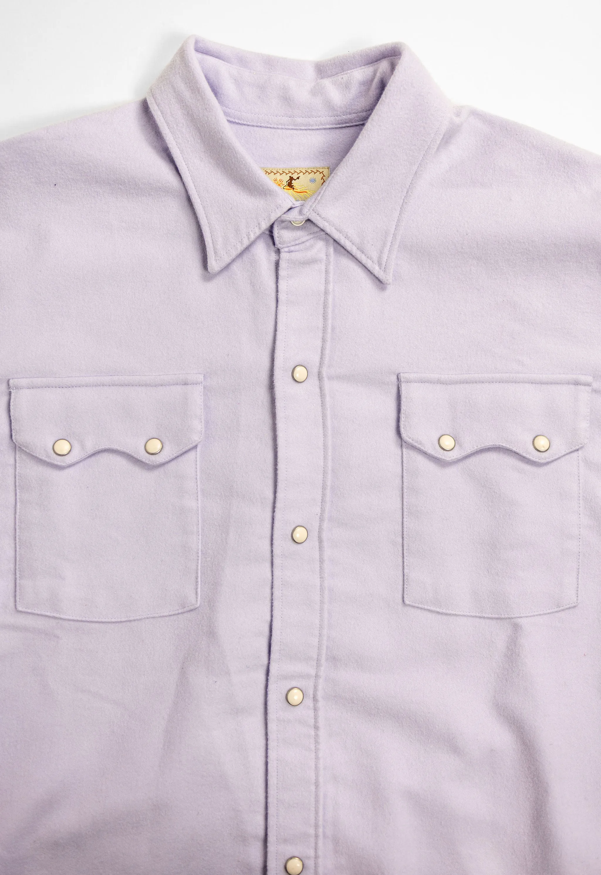 Wythe Moleskin Pearlsnap Shirt - Alpenglow sold by Franklin and Poe product image thumbnail 5