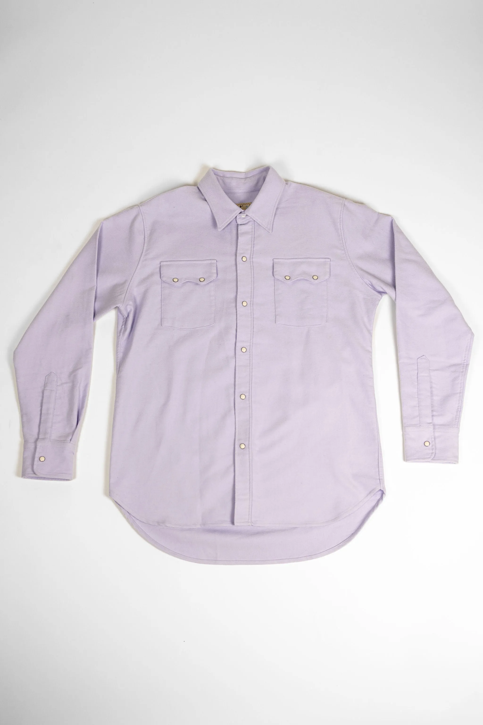 Wythe Moleskin Pearlsnap Shirt - Alpenglow sold by Franklin and Poe product image thumbnail 4