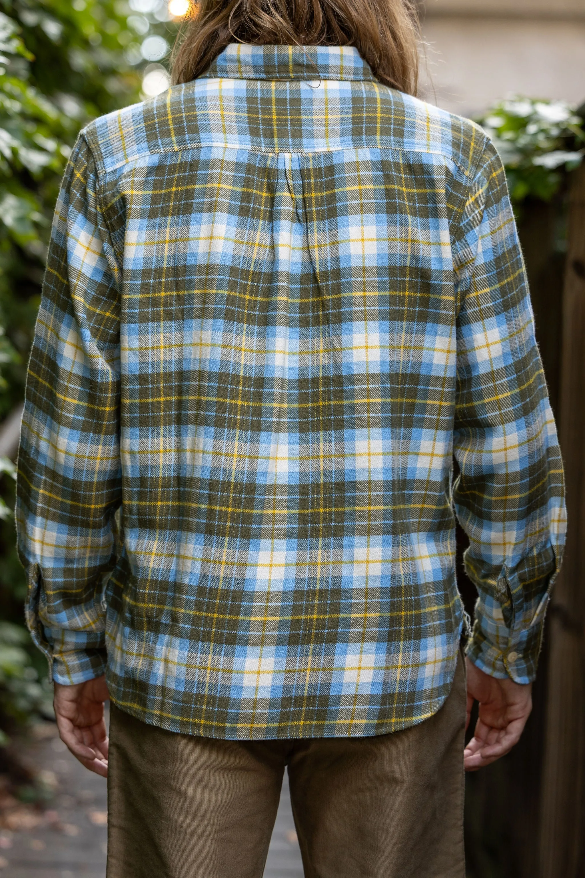 Wythe Washed Flannel Workshirt - Gold Ravine sold by Franklin and Poe product image thumbnail 3