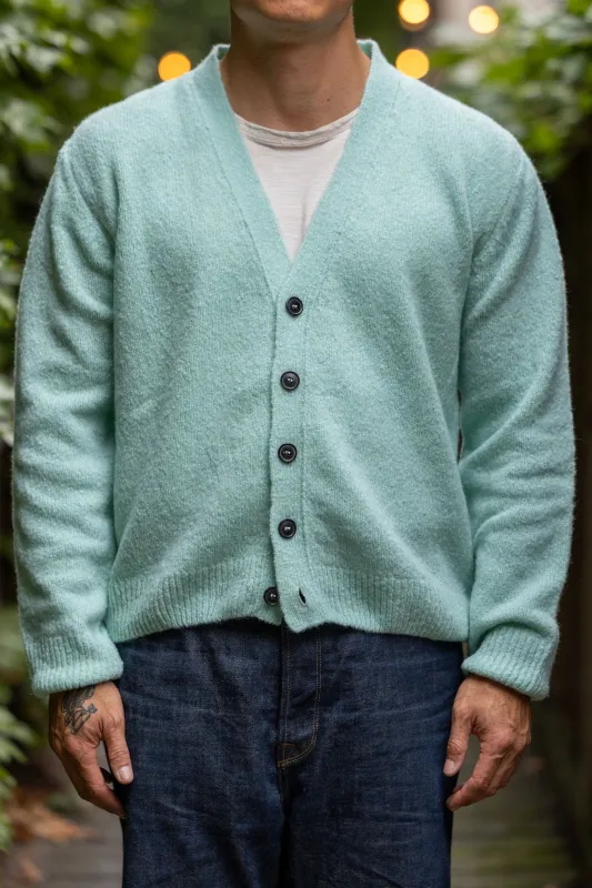 Hansen Garments Leander Classic Cardigan - Mint sold by Franklin and Poe