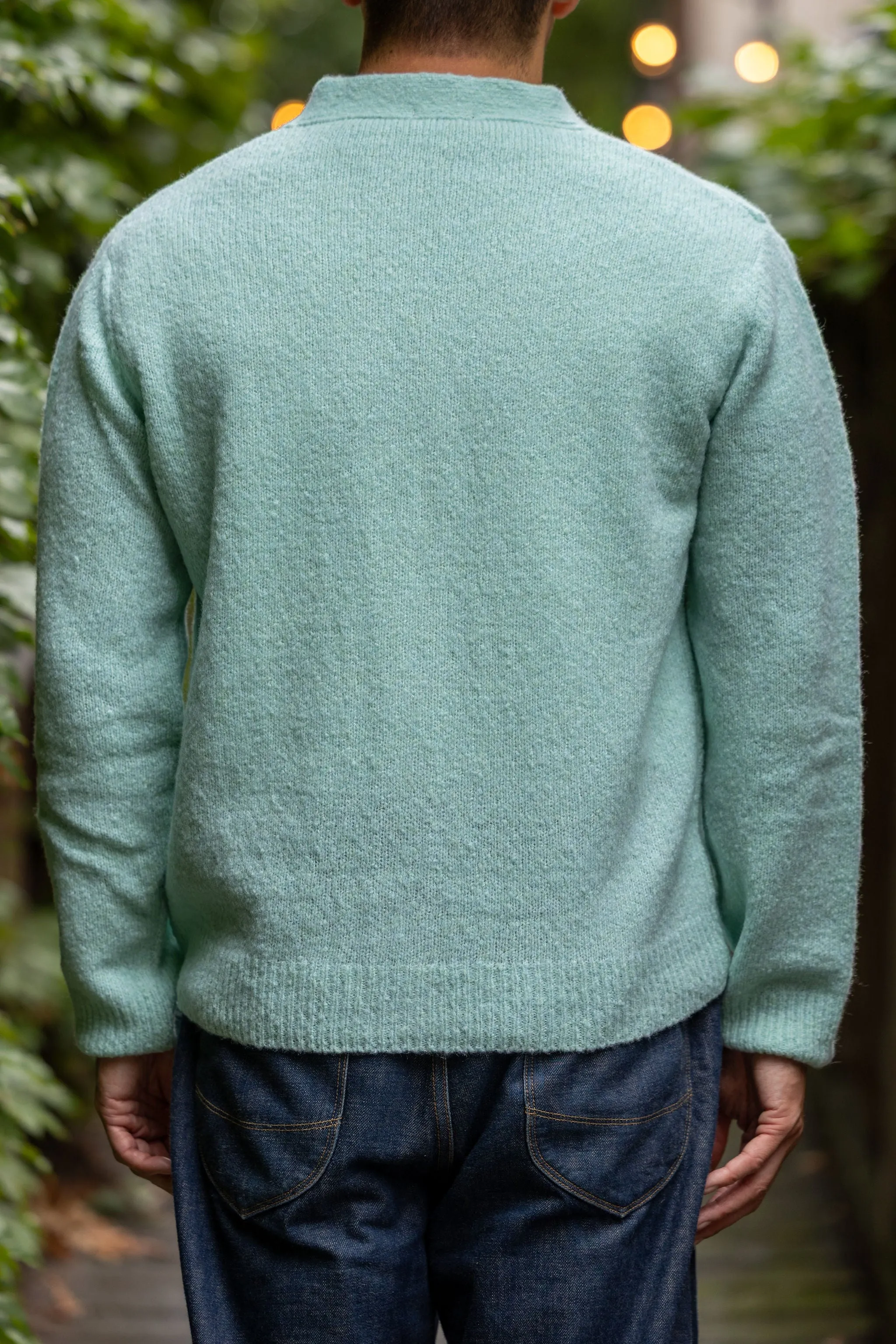 Hansen Garments Leander Classic Cardigan - Mint sold by Franklin and Poe product image thumbnail 3