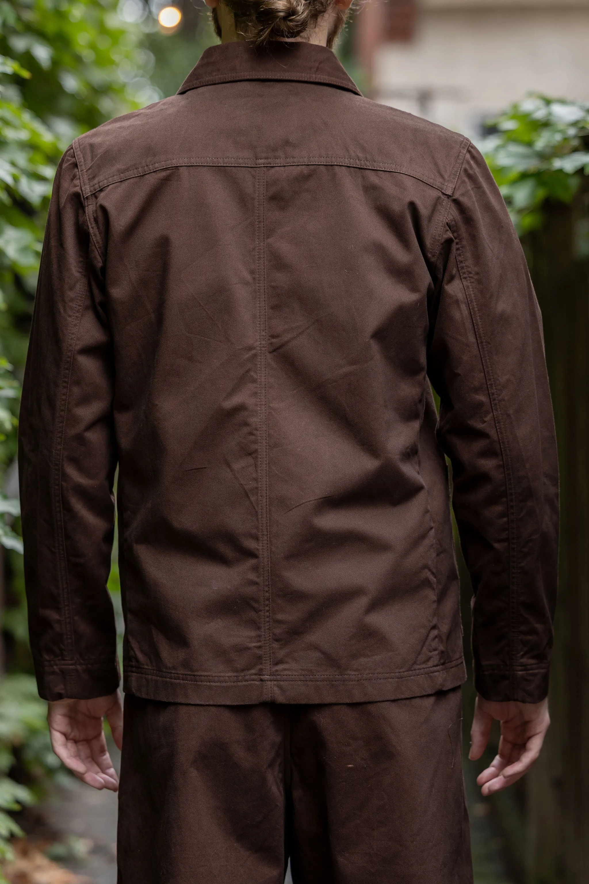 Hansen Garments Bendik Workwear Jacket - Chestnut sold by Franklin and Poe product image thumbnail 3
