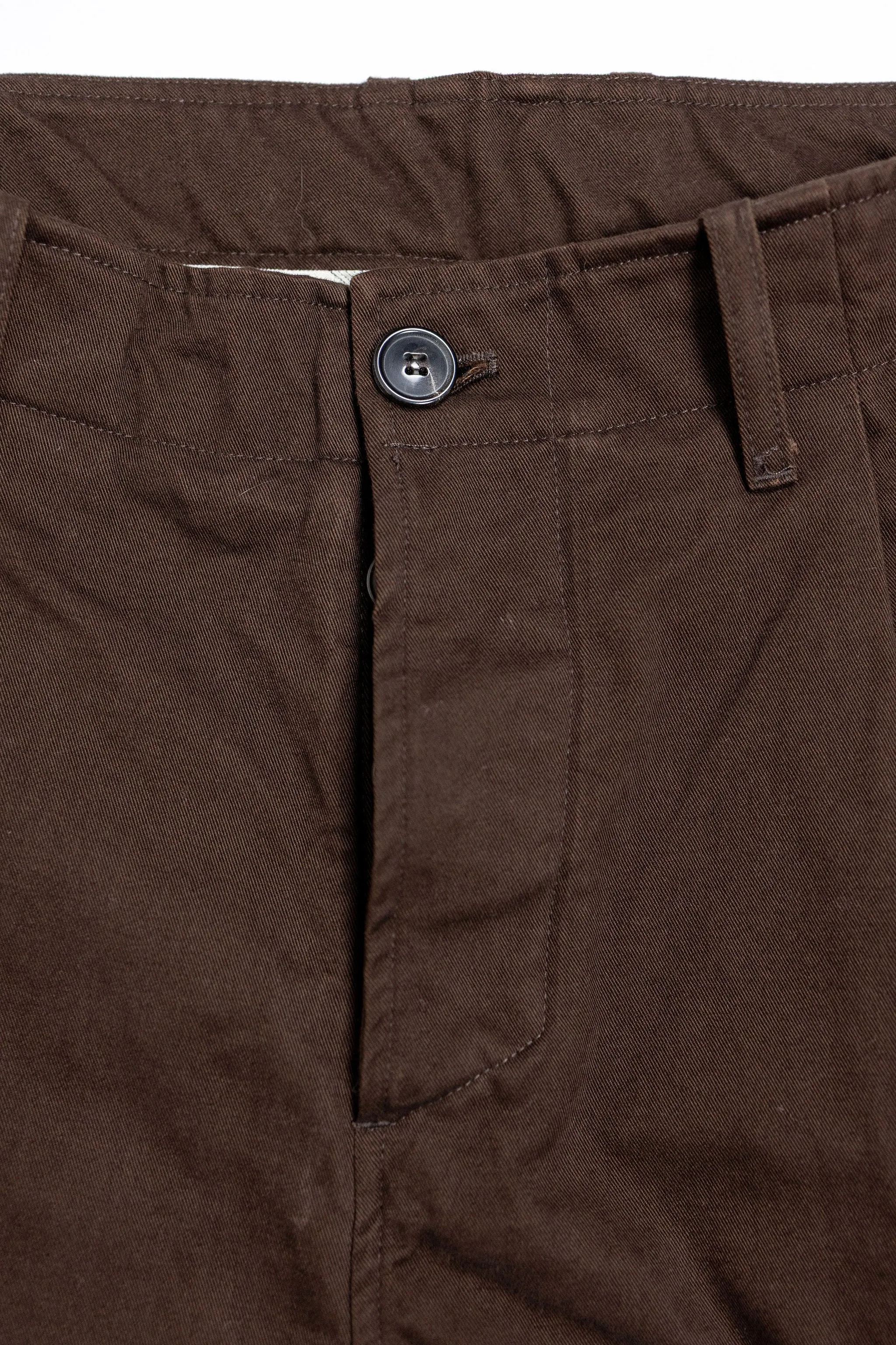 Hansen Garments Bobby Wide Pleated Trousers - Chestnut sold by Franklin and Poe product image thumbnail 5
