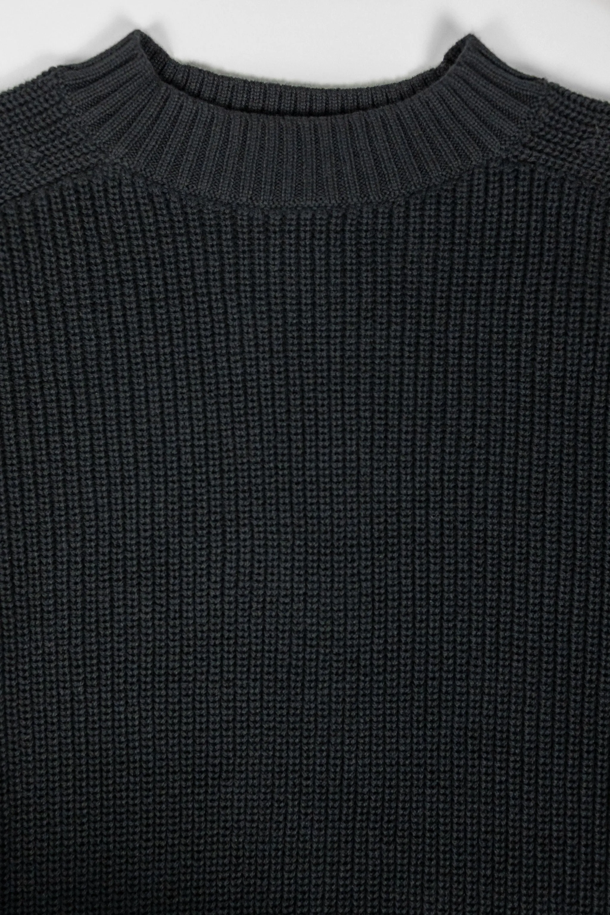 3sixteen Cotton Crewneck Sweater - Black sold by Franklin and Poe product image thumbnail 5