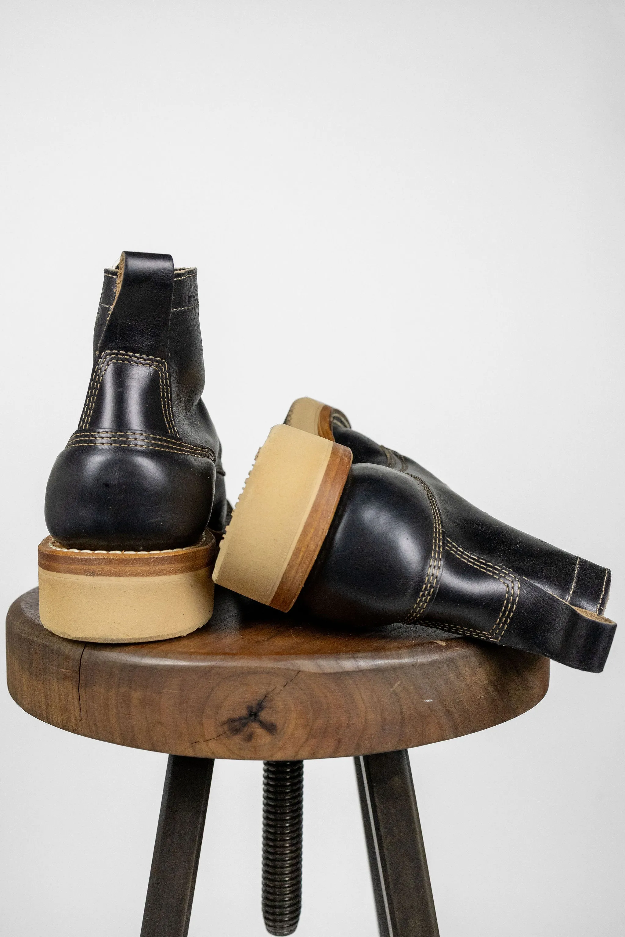 White's Boots x Franklin & Poe Trolley Hopper - Black Chromexcel sold by Franklin and Poe product image thumbnail 4