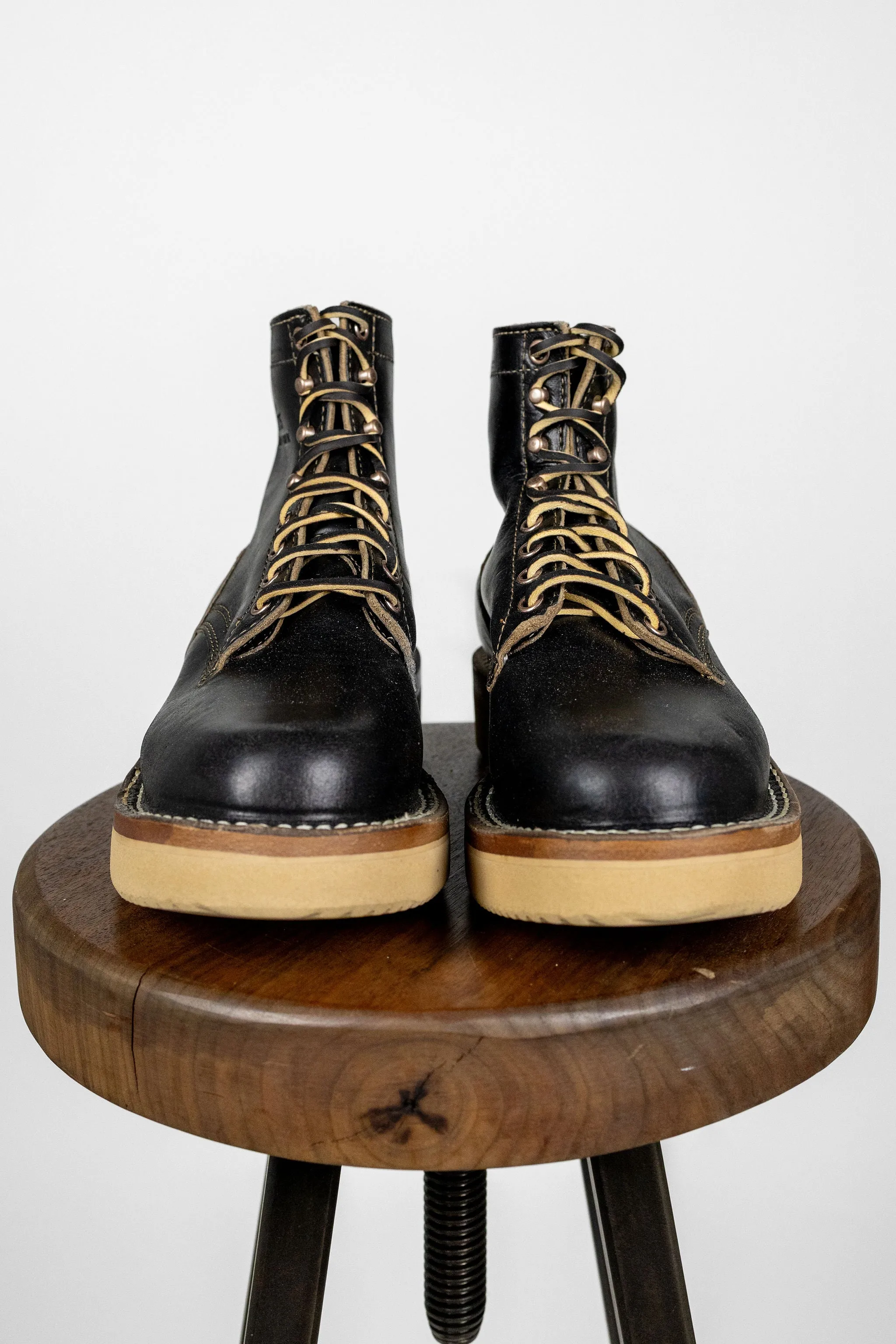 White's Boots x Franklin & Poe Trolley Hopper - Black Chromexcel sold by Franklin and Poe product image thumbnail 2