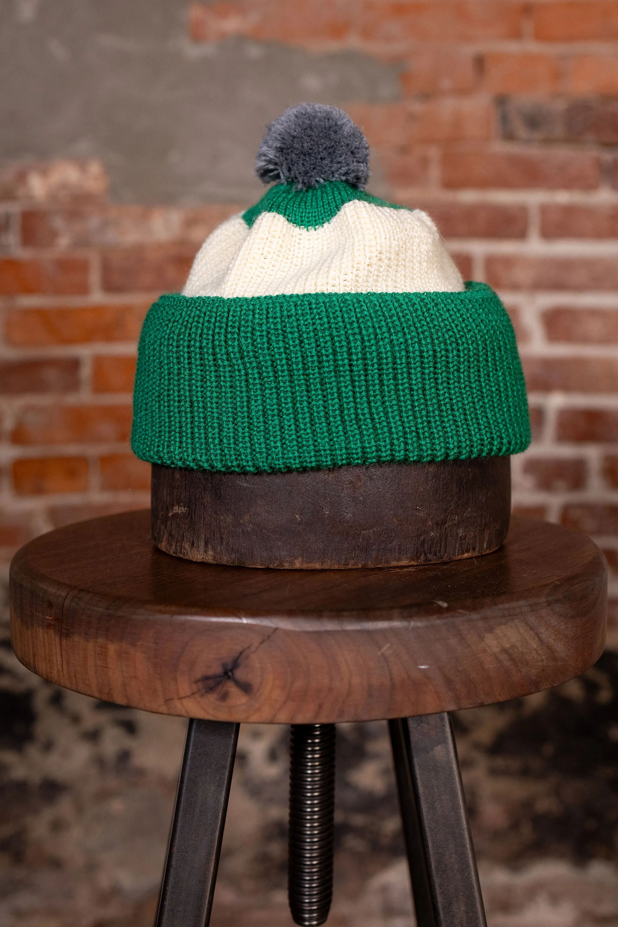 Heimat Textile Signal Hat - Kelly Green/Seashell/Battleship Green sold by Franklin and Poe