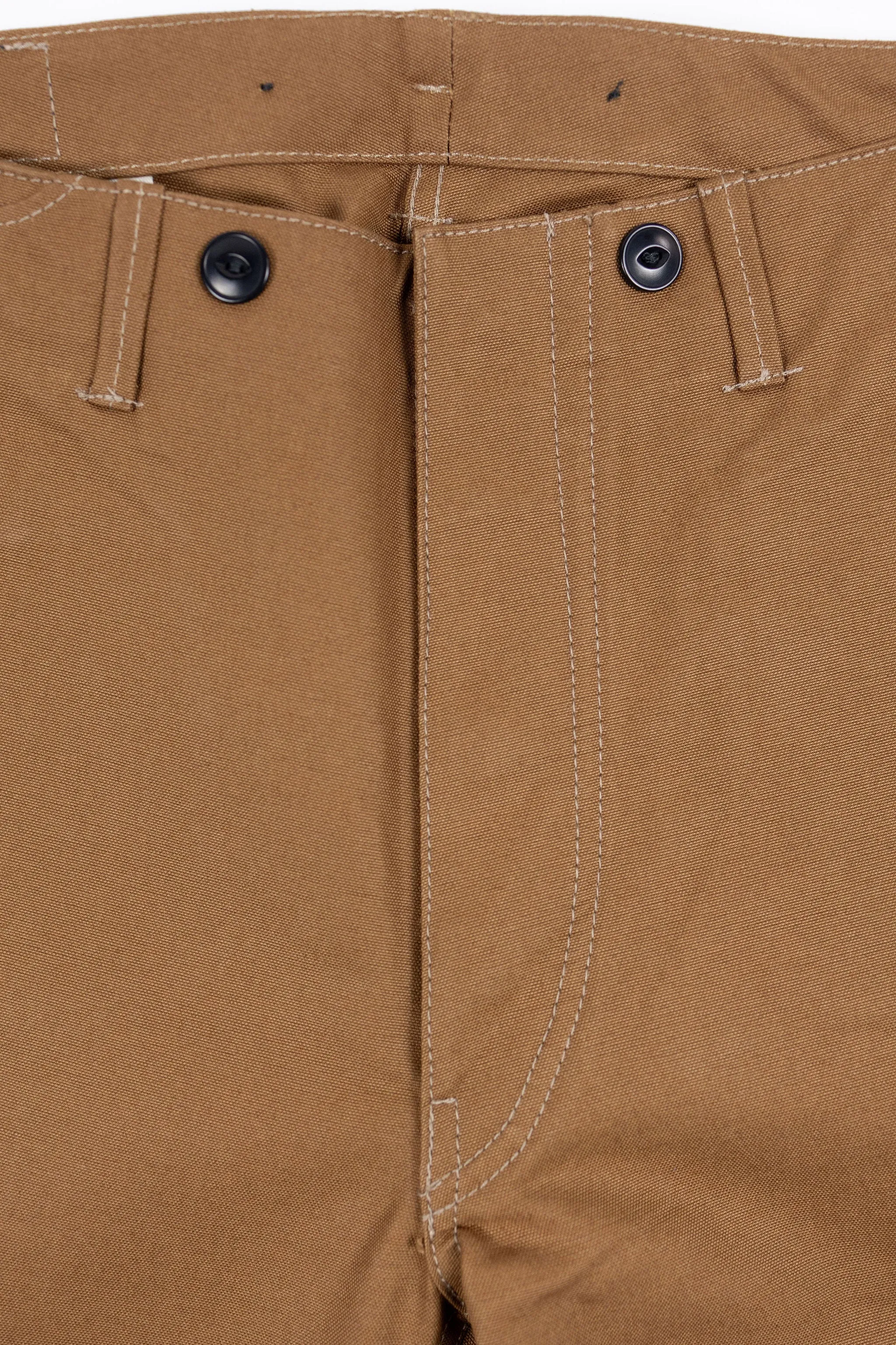 Blue Blanket P39 IT23 Waist Overall - Italian Waxed Khaki sold by Franklin and Poe product image thumbnail 5