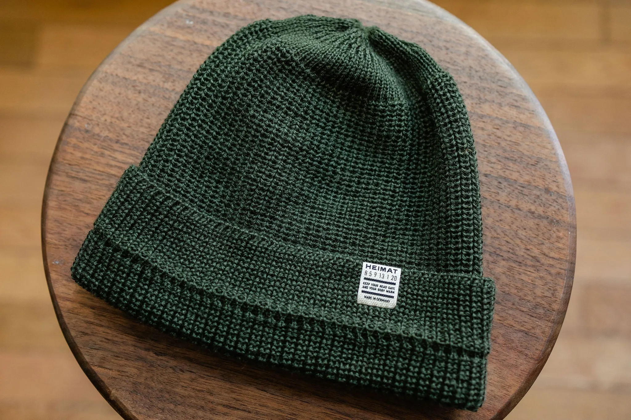 Heimat Textil Mechanics Hat - Military Green sold by Franklin and Poe product image thumbnail 3