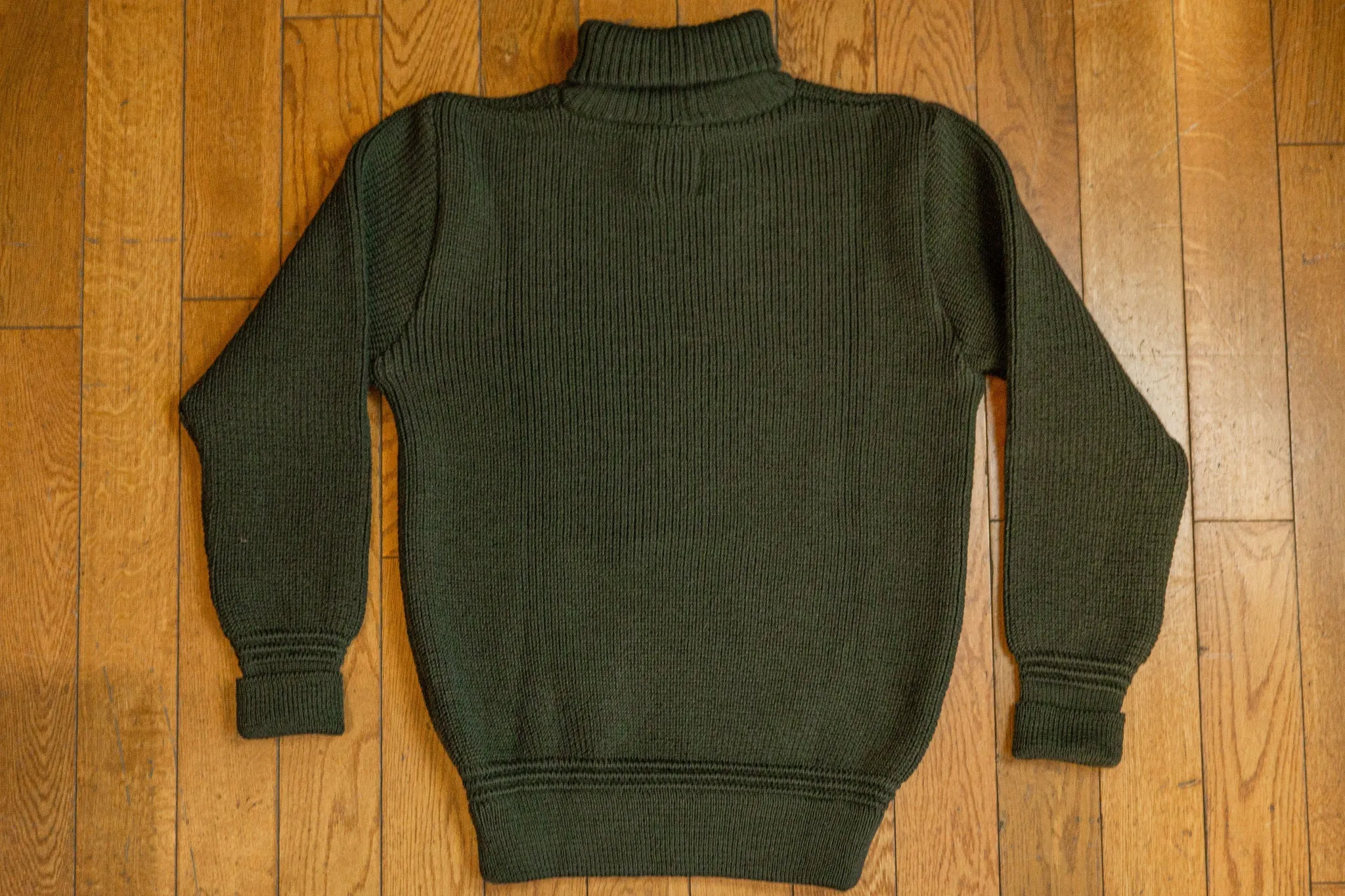 Heimat Textil Boat Roll Neck - Military Green sold by Franklin and Poe product image thumbnail 5
