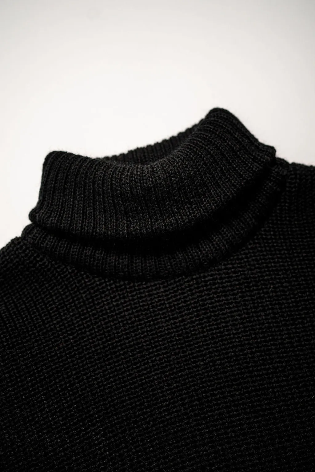 Heimat Textil Boat Roll Neck -Black sold by Franklin and Poe product image thumbnail 5