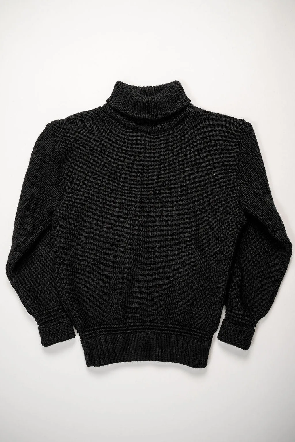 Heimat Textil Boat Roll Neck -Black sold by Franklin and Poe product image thumbnail 4