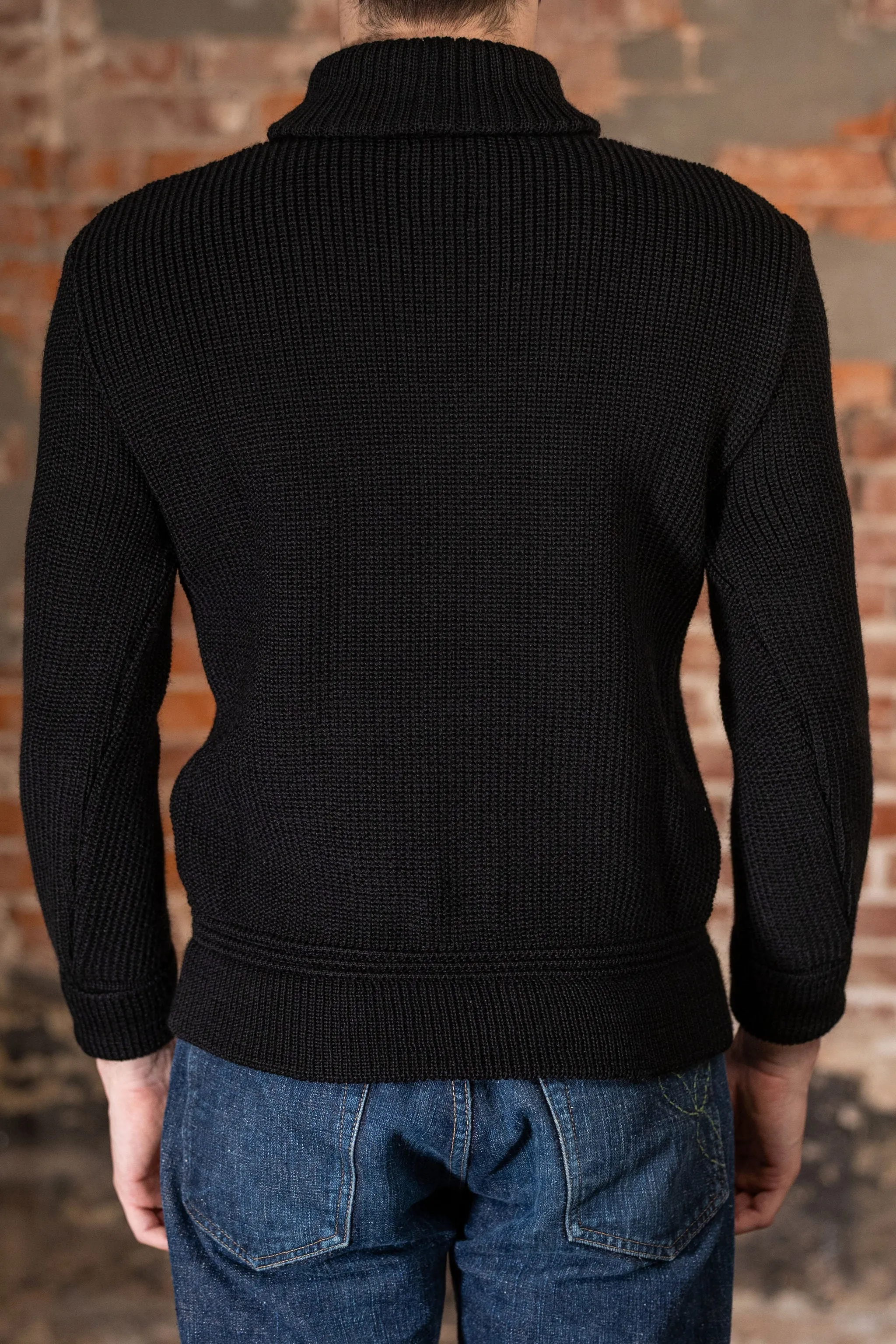 Heimat Textil Boat Roll Neck -Black sold by Franklin and Poe product image thumbnail 3