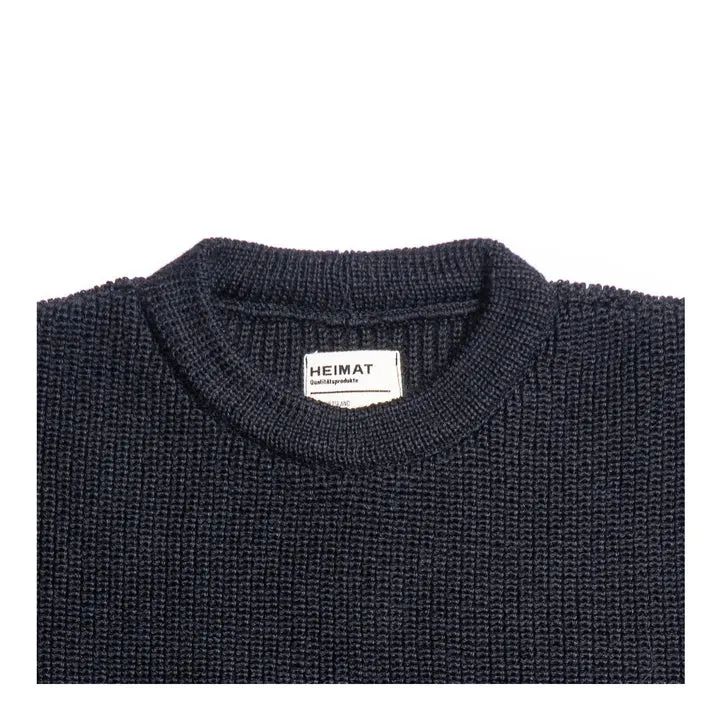 Heimat Textil Crew Neck Sweater - Black sold by Franklin and Poe product image thumbnail 3