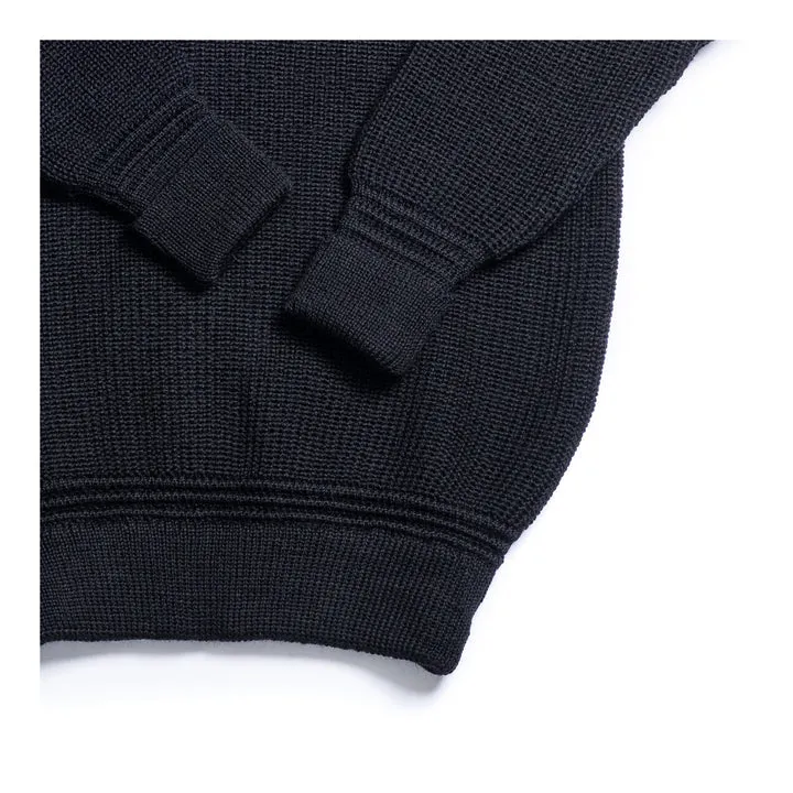 Heimat Textil Crew Neck Sweater - Black sold by Franklin and Poe product image thumbnail 4