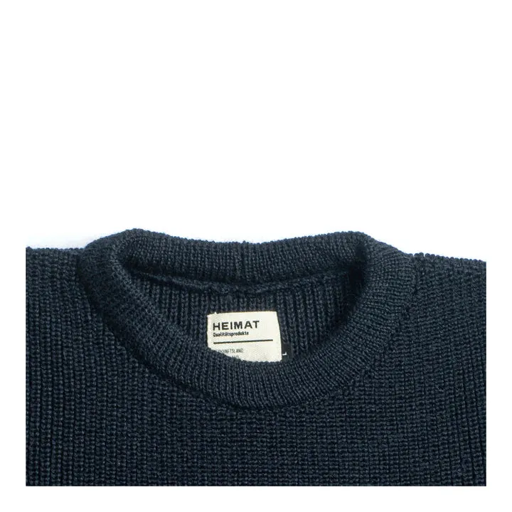 Heimat Textil Crew Neck Sweater - Ink sold by Franklin and Poe product image thumbnail 2