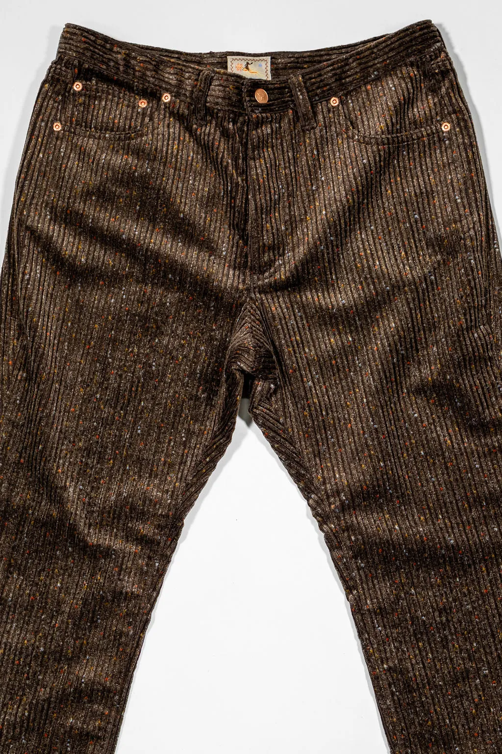 Wythe Italian Donegal 5-Pocket Corduroy - Rustic Brown sold by Franklin and Poe product image thumbnail 4