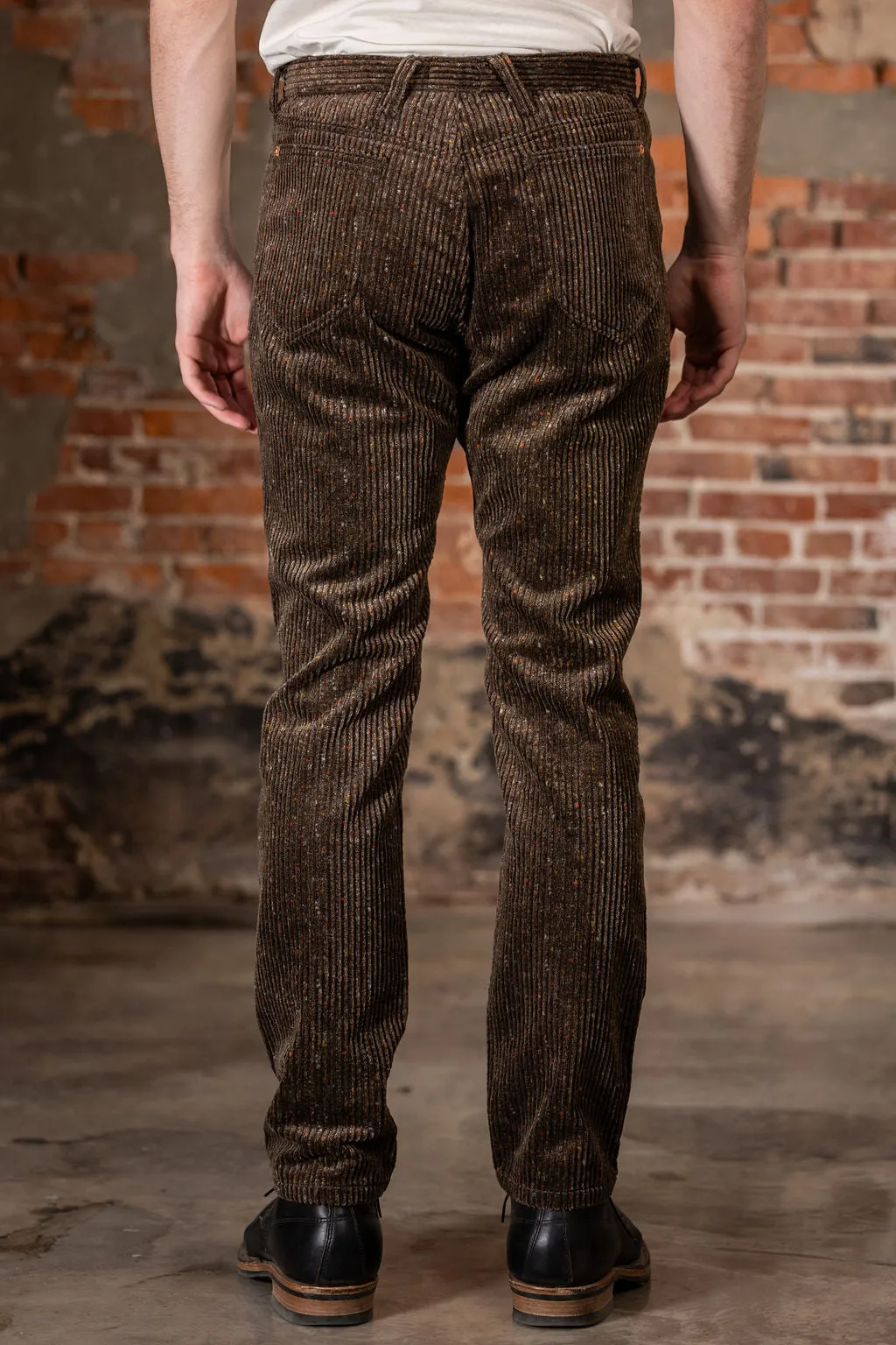 Wythe Italian Donegal 5-Pocket Corduroy - Rustic Brown sold by Franklin and Poe product image thumbnail 3