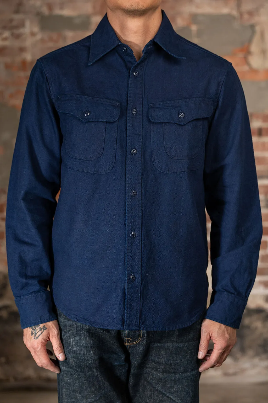 Freenote Cloth Kamas - Indigo sold by Franklin and Poe