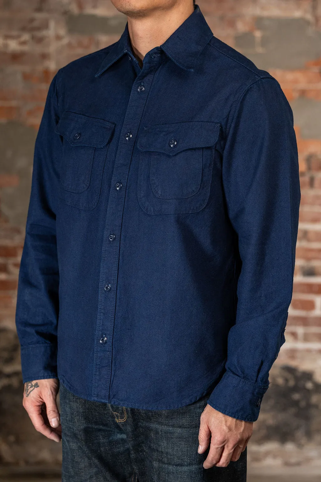 Freenote Cloth Kamas - Indigo sold by Franklin and Poe product image thumbnail 2