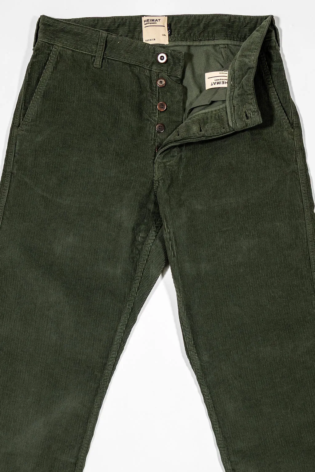 Heimat Textil Journey Pant Cord - Military Green sold by Franklin and Poe product image thumbnail 5