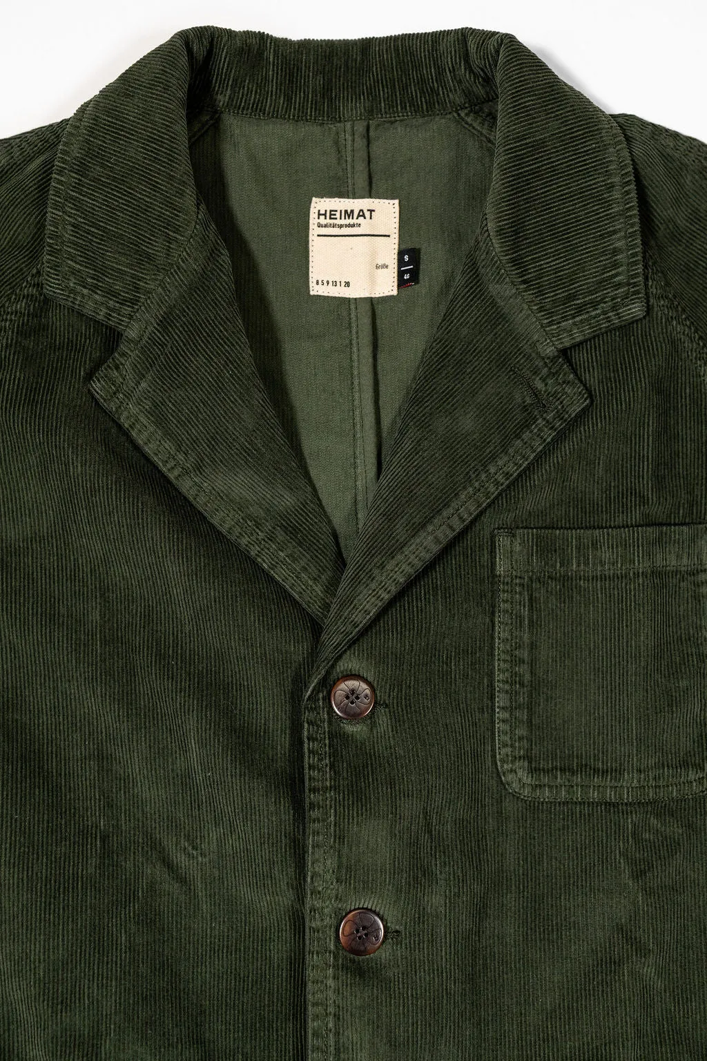 Heimat Textil Artist Blazer Cord - Military Green sold by Franklin and Poe product image thumbnail 5