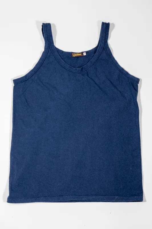 Mister Freedom "Bronson" Tank Top - Navy Blue sold by Franklin and Poe