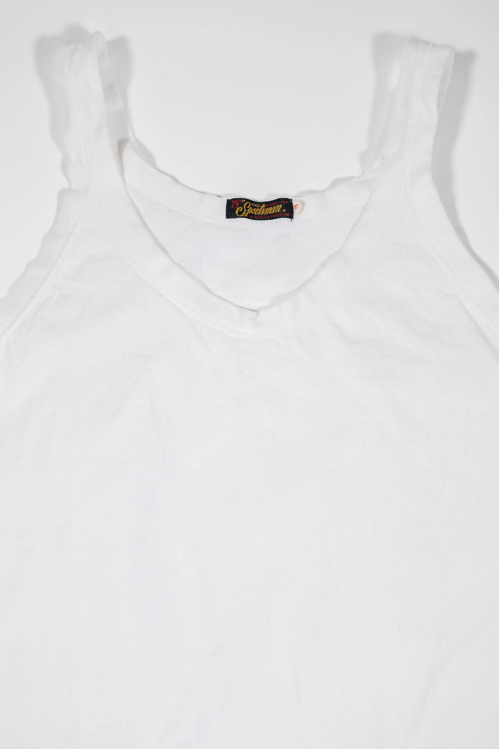Mister Freedom "Bronson" Tank Top - White sold by Franklin and Poe product image thumbnail 3
