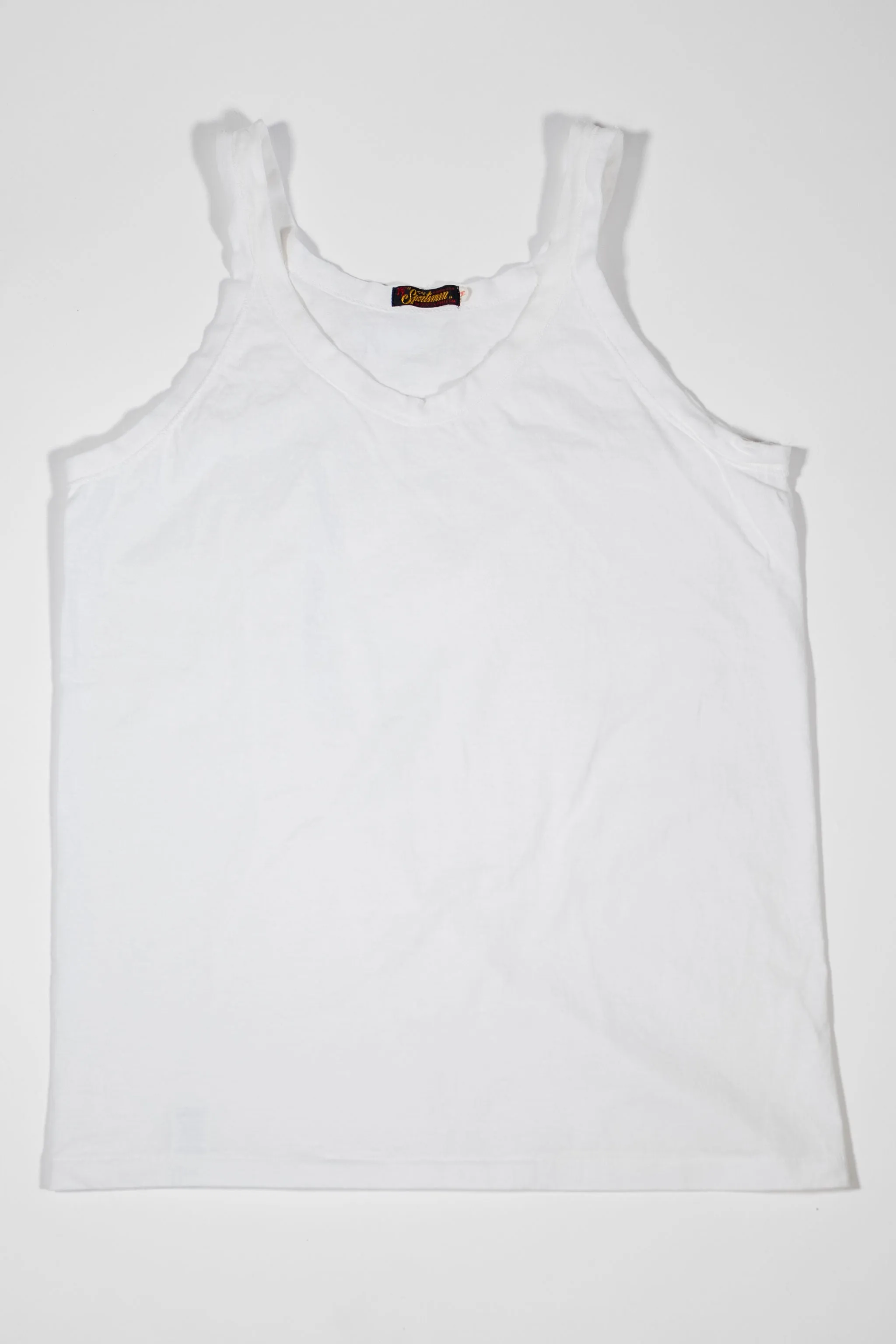 Mister Freedom "Bronson" Tank Top - White sold by Franklin and Poe