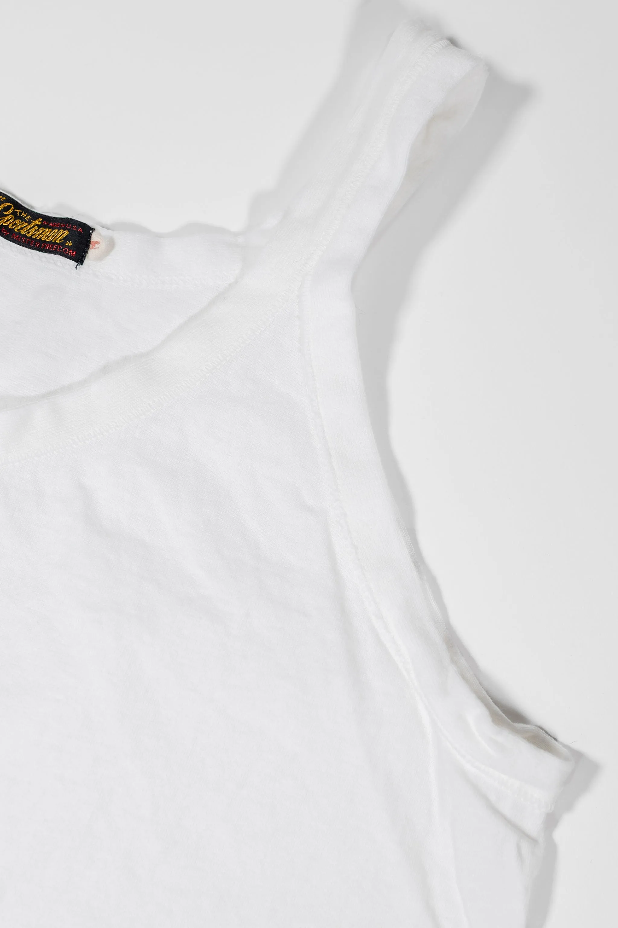 Mister Freedom "Bronson" Tank Top - White sold by Franklin and Poe product image thumbnail 4