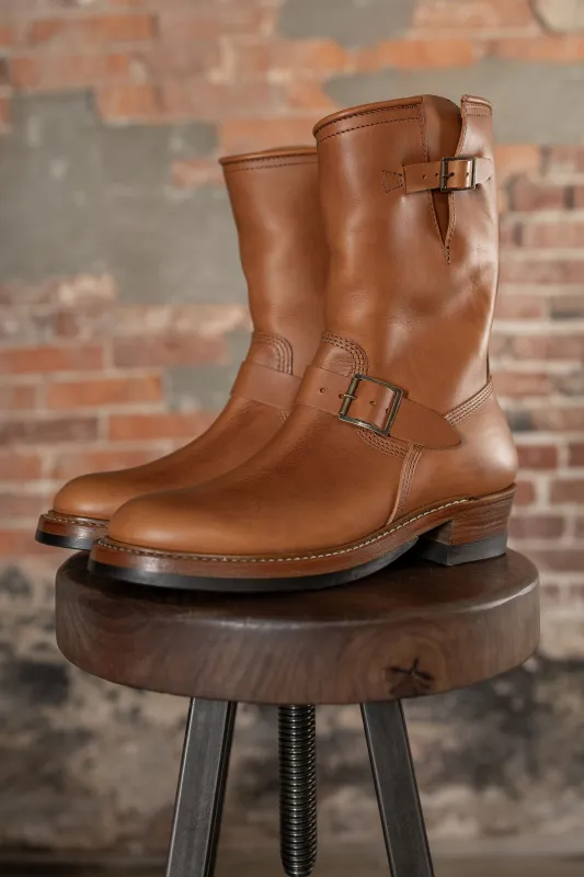 John Lofgren Wabash Engineer Boots - Badalassi Carlo Cognac sold by Franklin and Poe