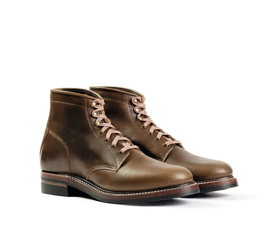 (Pre-Order SS26) John Lofgren El Capitan Boots - Horween CXL Dark Olive sold by Franklin and Poe