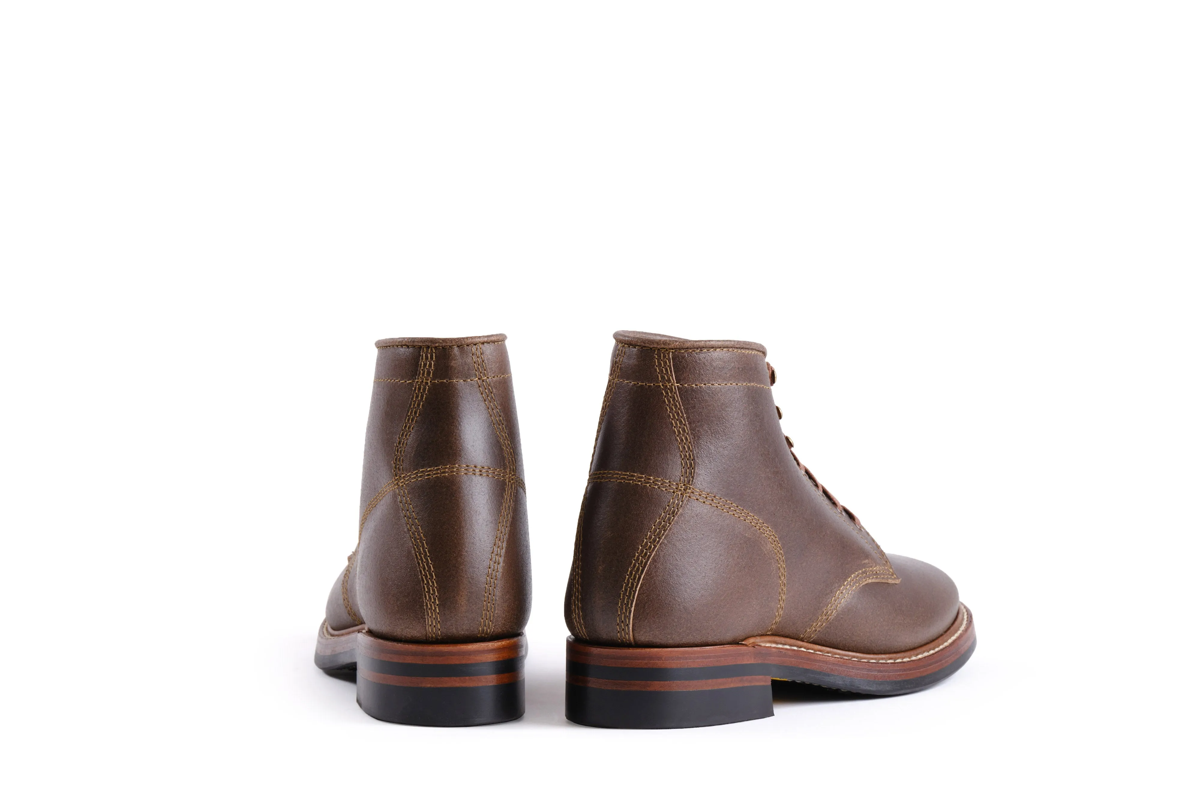(Pre-Order SS26) John Lofgren El Capitan Boots - Horween Waxed Flesh Natural sold by Franklin and Poe product image thumbnail 5