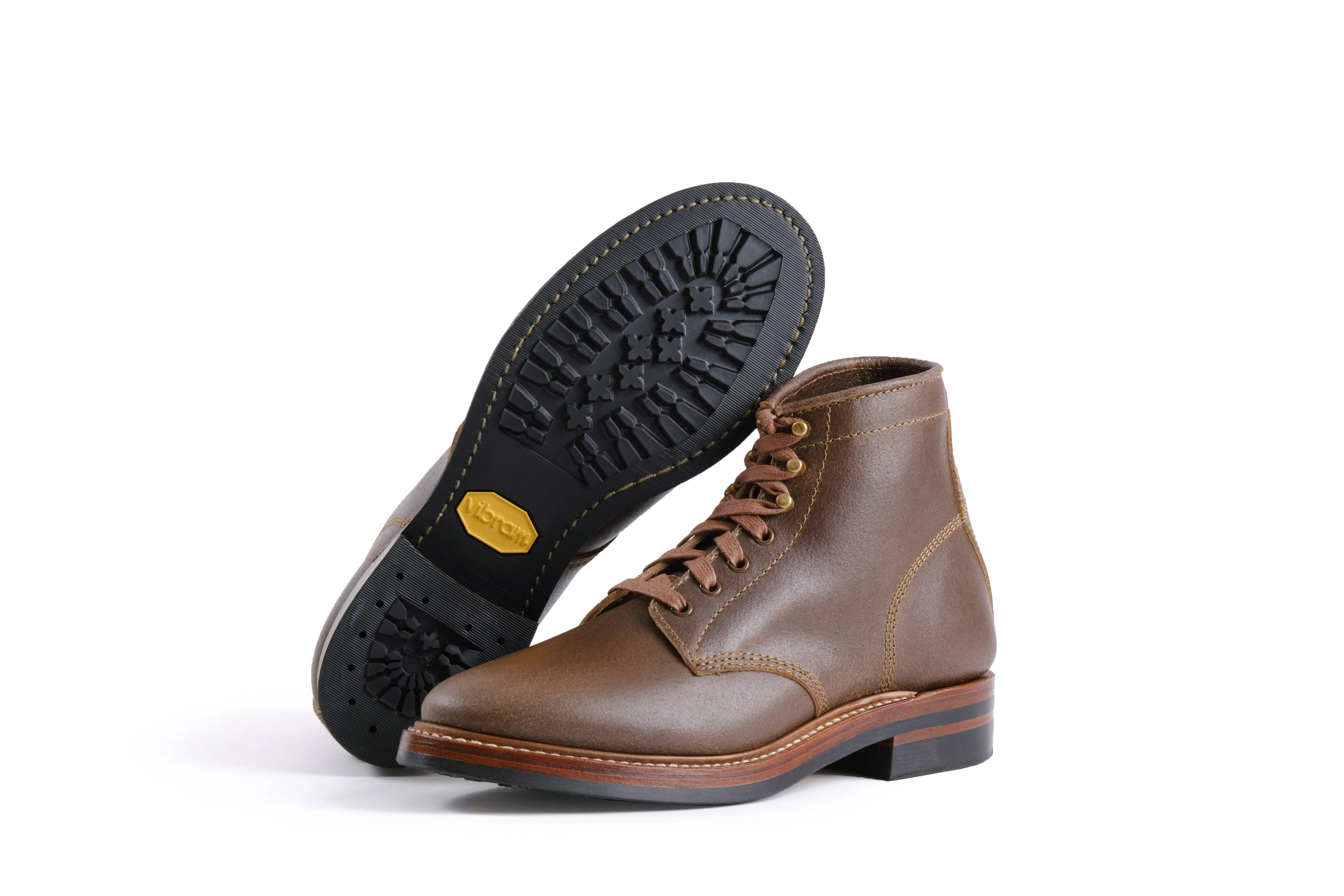 (Pre-Order SS26) John Lofgren El Capitan Boots - Horween Waxed Flesh Natural sold by Franklin and Poe product image thumbnail 3