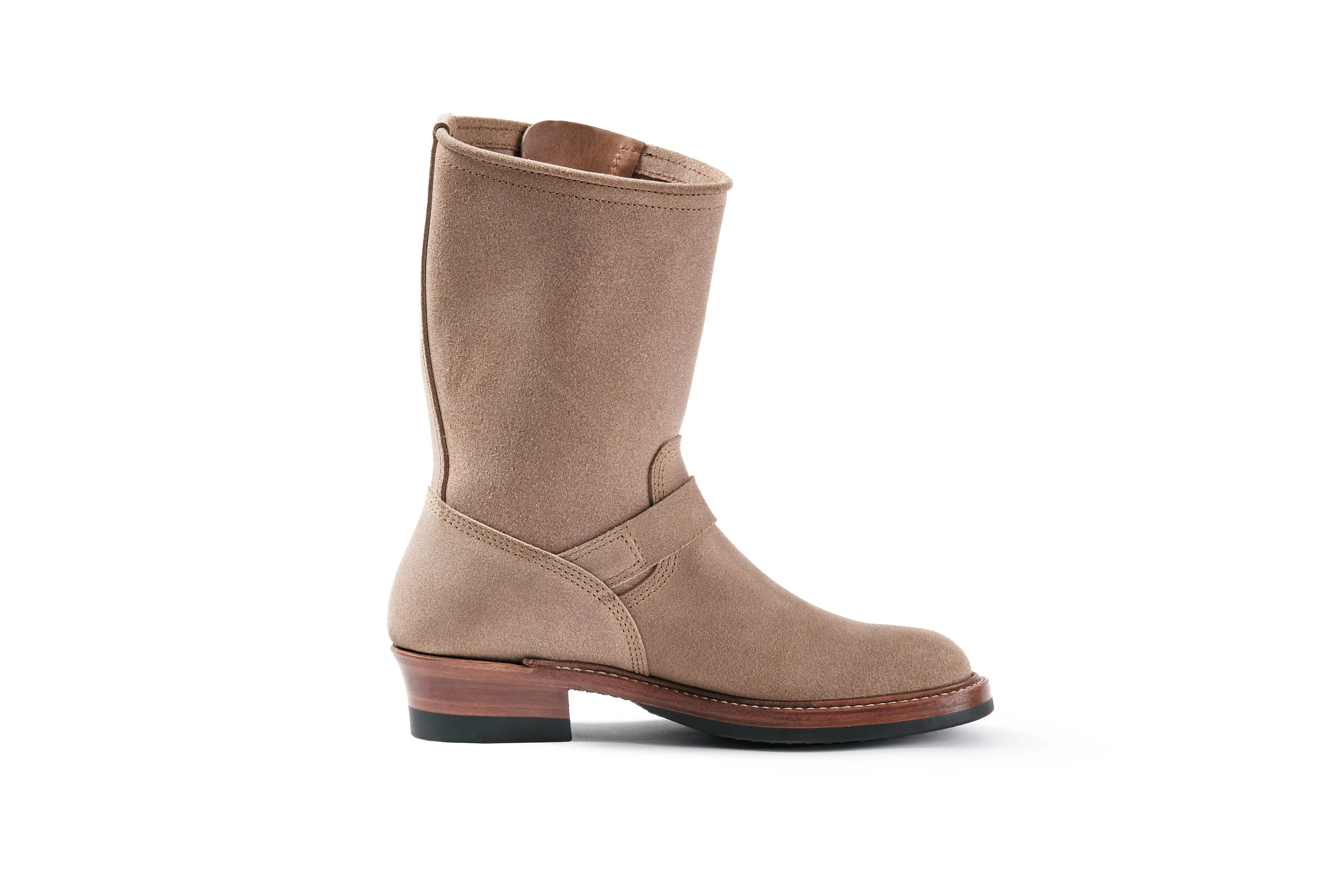 (Pre-Order SS26) John Lofgren Wabash Engineer Boots - Horween CXL Natural Roughout sold by Franklin and Poe product image thumbnail 5