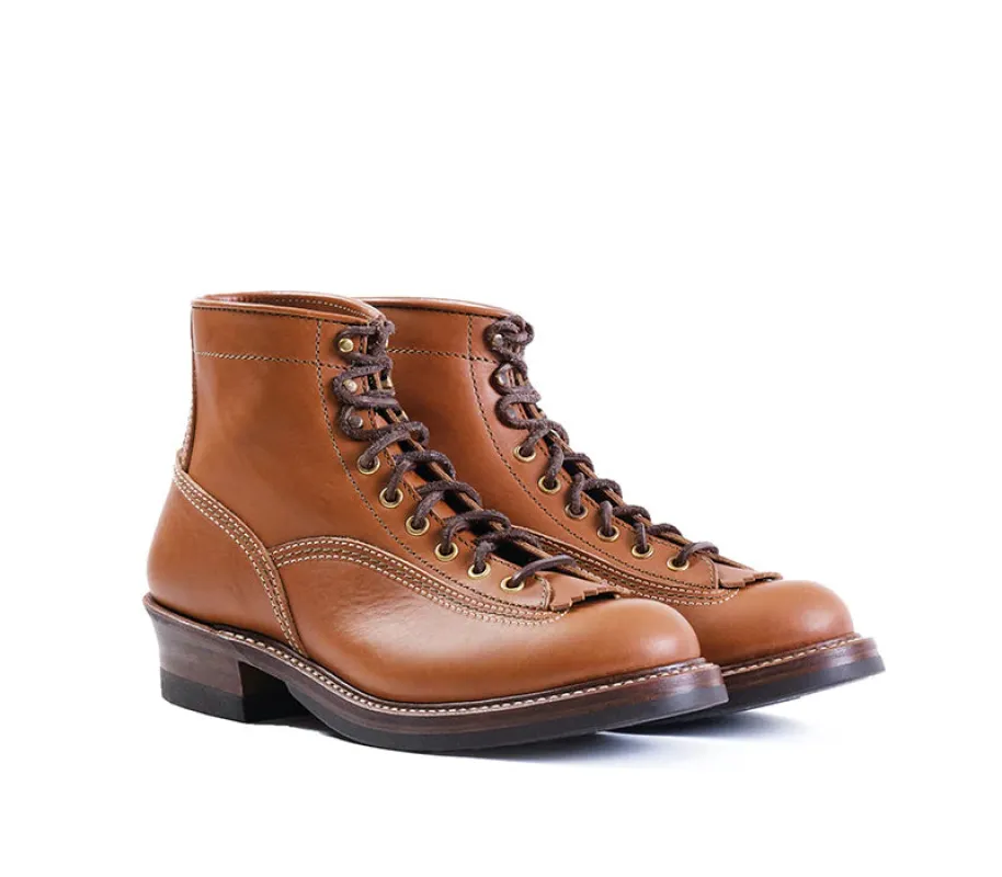 (Pre-Order SS26) John Lofgren Donkey Puncher Boots - Badalassi Carlo Cognac sold by Franklin and Poe