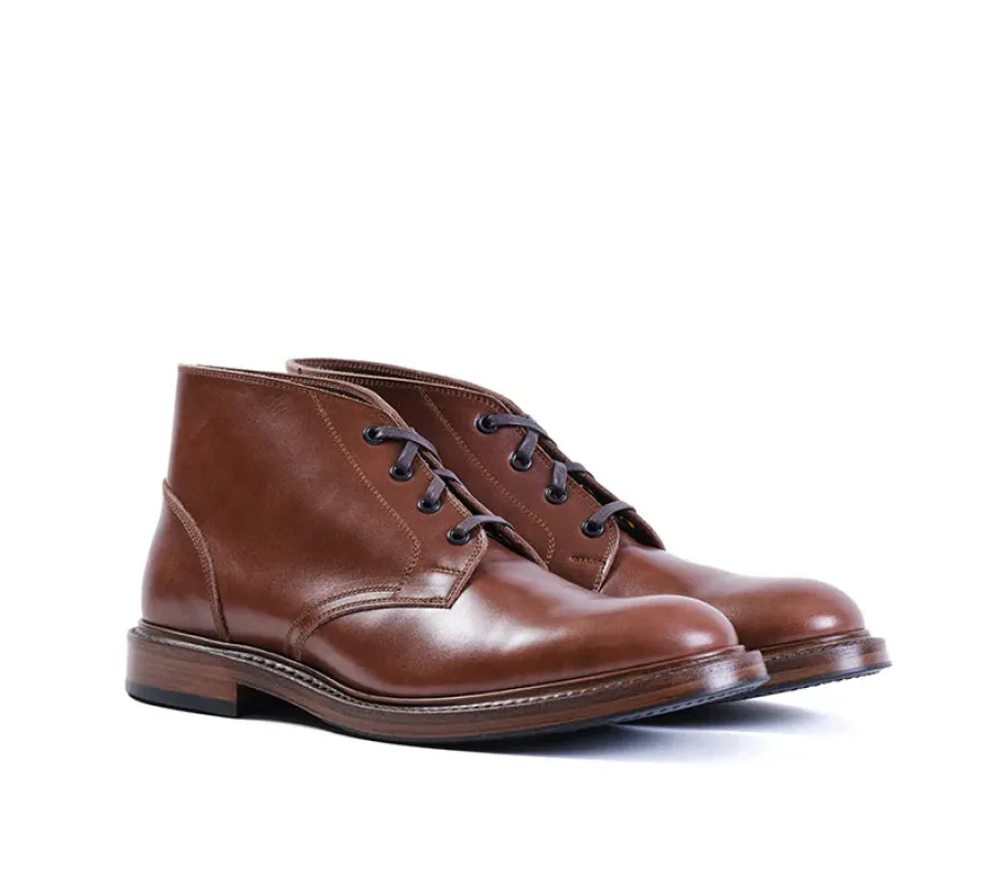 (Pre-Order SS26) John Lofgren Steadfast Chukka Boots - French Calfskin Brown sold by Franklin and Poe