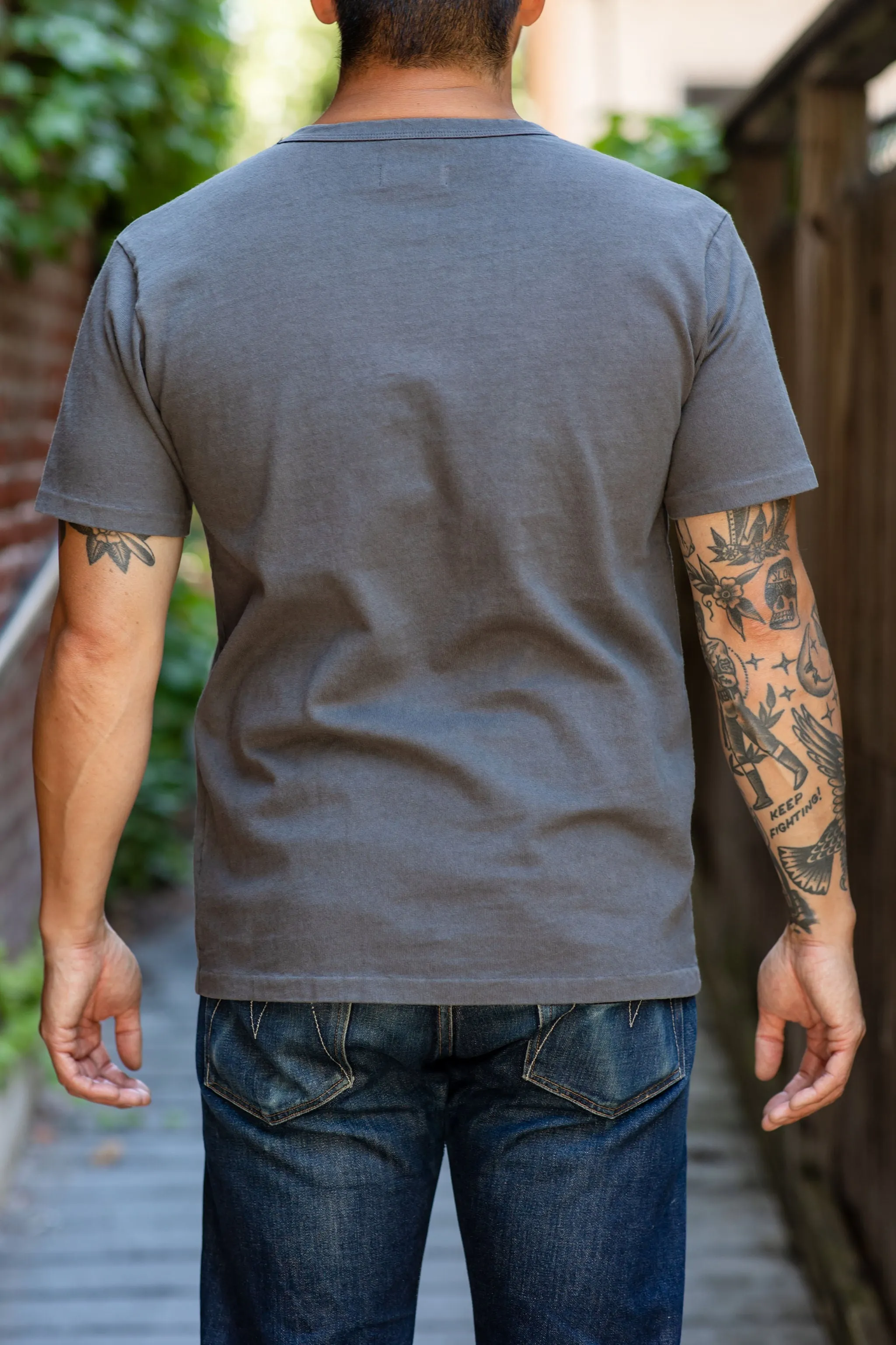 Freenote Cloth 13oz Pocket T-Shirt - Midnight sold by Franklin and Poe product image thumbnail 2