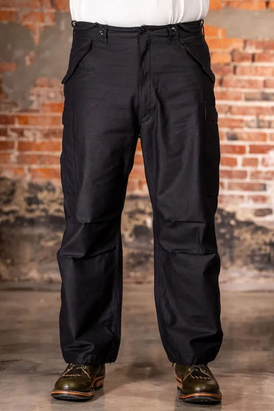 Buzz Rickson's BR42592 William Gibson Collection Black M-51 Trousers sold by Franklin and Poe