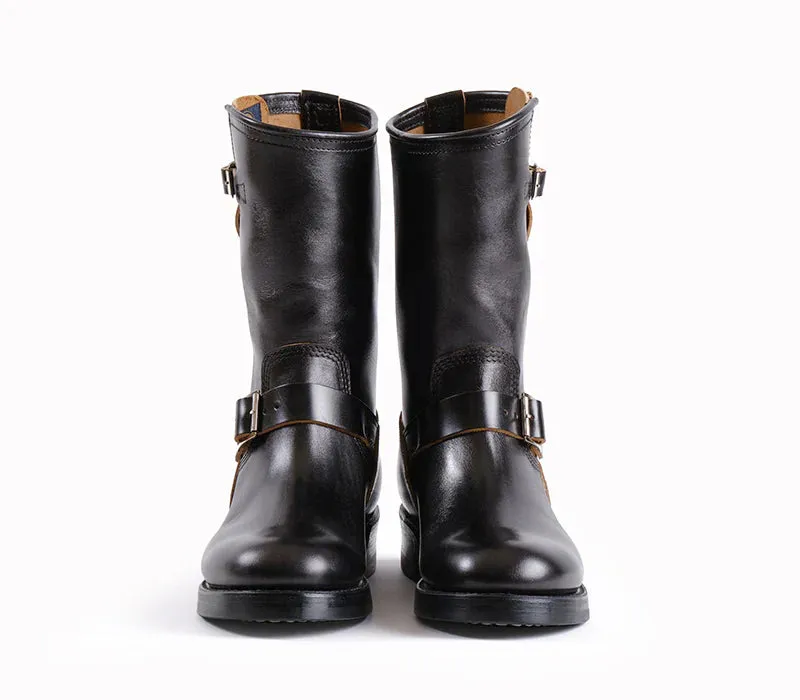 John Lofgren Wabash Engineer Boots - Limited Edition Shinki Hikaku Horsebutt Black sold by Franklin and Poe product image thumbnail 2