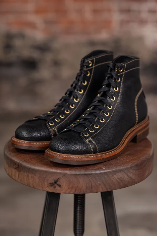 John Lofgren Monkey Boots - Limited Edition Ezo Bear Black sold by Franklin and Poe