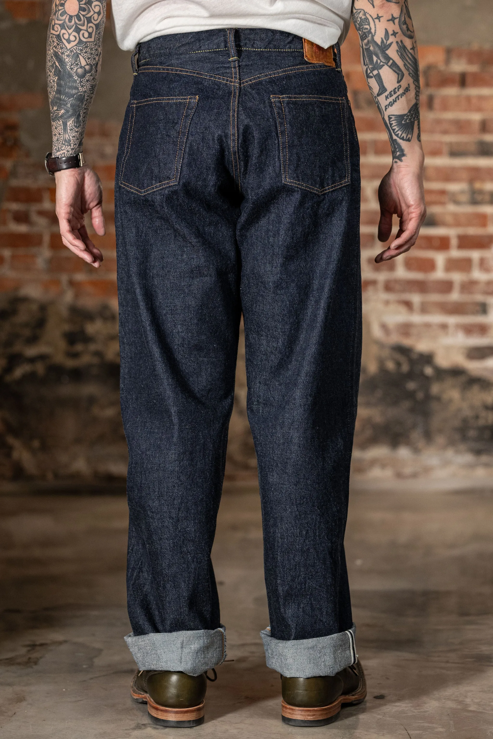 TCB Jeans Baggy 50's Jeans - 13.5oz Denim One Wash sold by Franklin and Poe product image thumbnail 3