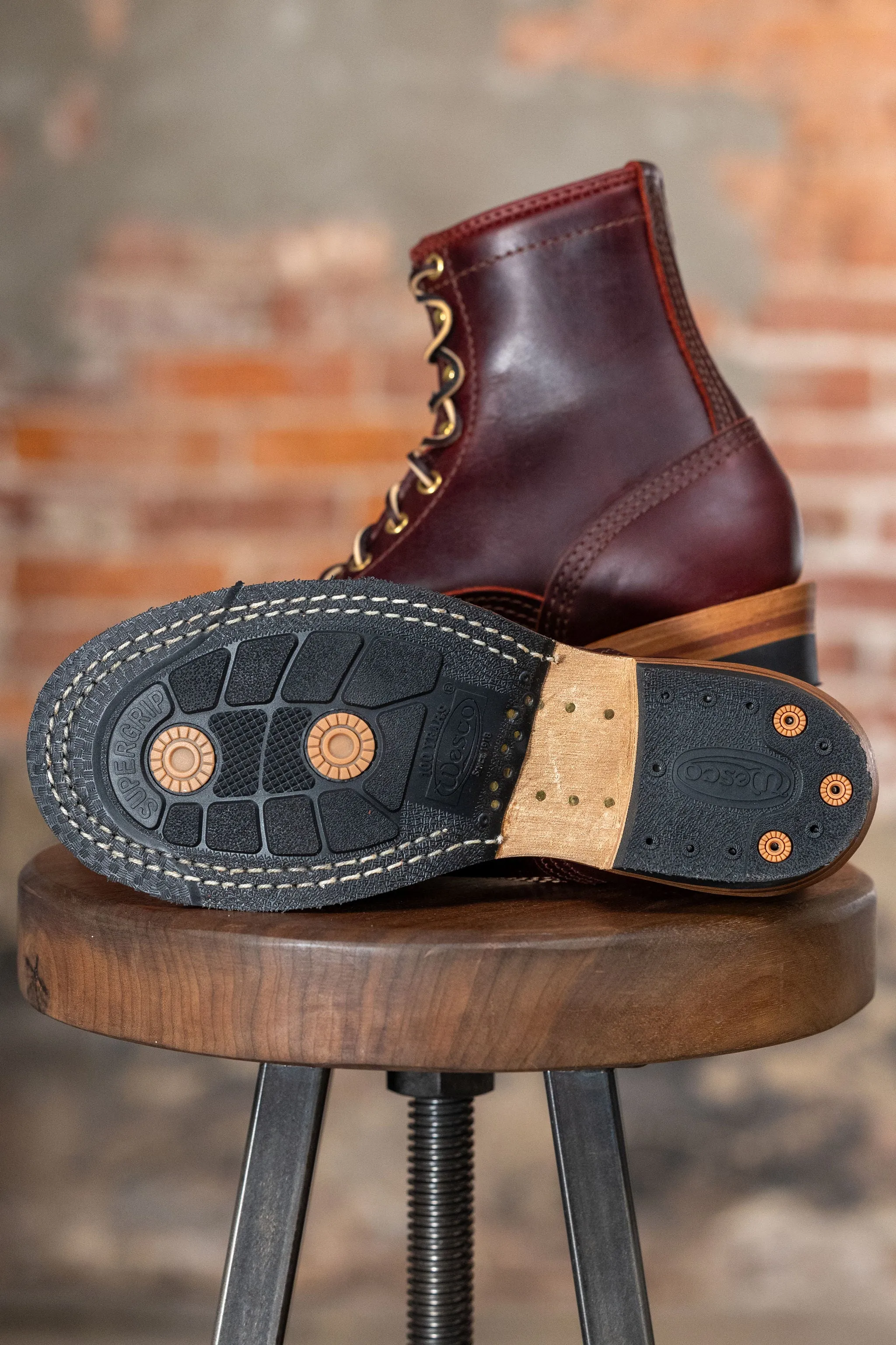 Wesco Boots Jobmaster - 8" Burgundy Lace to Toe sold by Franklin and Poe product image thumbnail 3